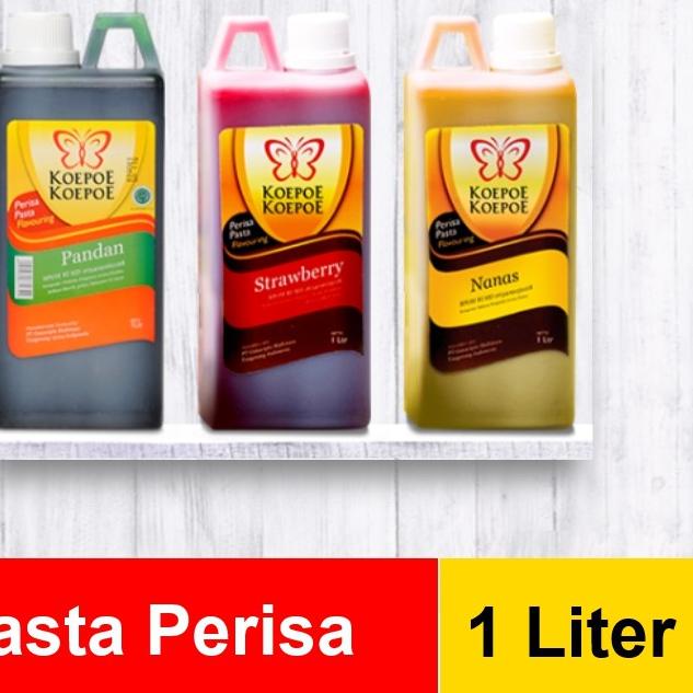 

➳ Koepoe Koepoe Pasta Perisa 1 Liter Komplit Pandan Vanilla Coklat ✿