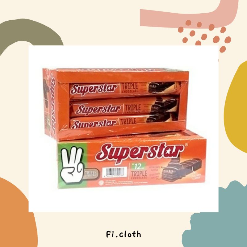 

[ECER] Wafer Superstar Triple Chocolate - 12pcs