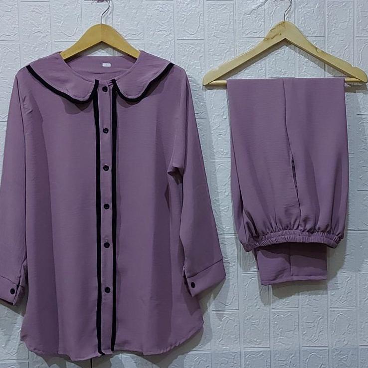 ✩ ONE SET RAYON CRINKLE AIRFLOW SETELAN // SETELAN RAYON CRINKLE AIRFLOW// DRESS RAYON // SETELAN RA