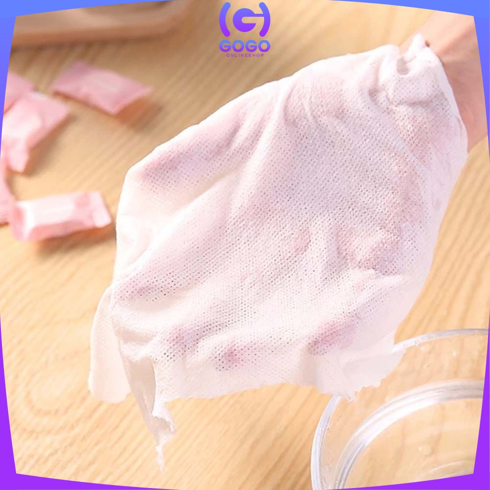 GOGO-K142 Tissue Bulat Mini Travel Sekali Pakai / Masker Wajah Kompres Towel Portable Tisu Bentuk Permen / Travelling Compressed Paper Mask Sheet Import