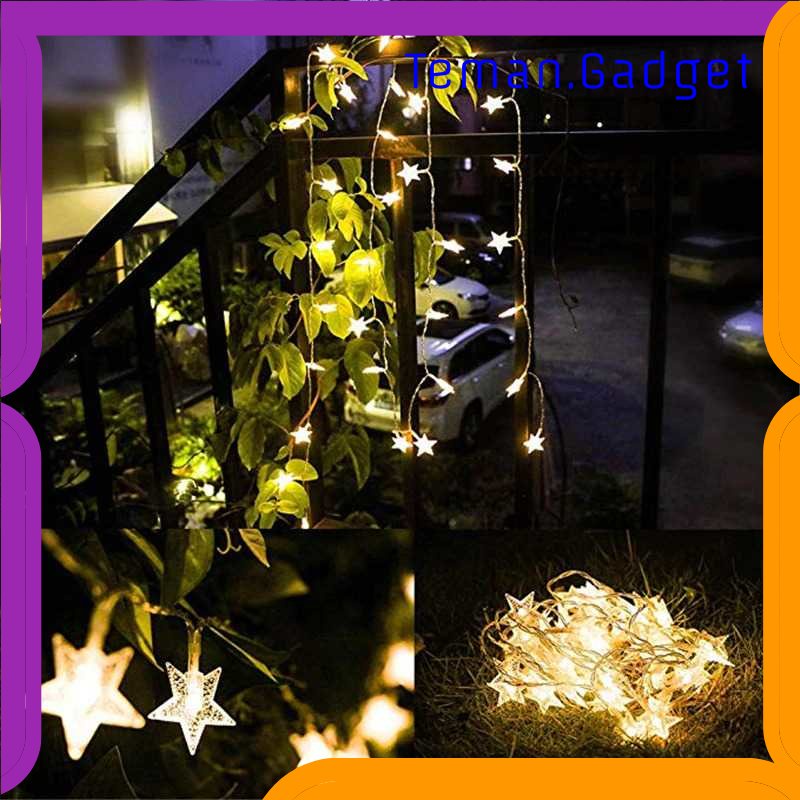 TG-LMP TaffLED Lampu Hias String Lights Star Shape Waterproof 20 LED 3 Meter - G23