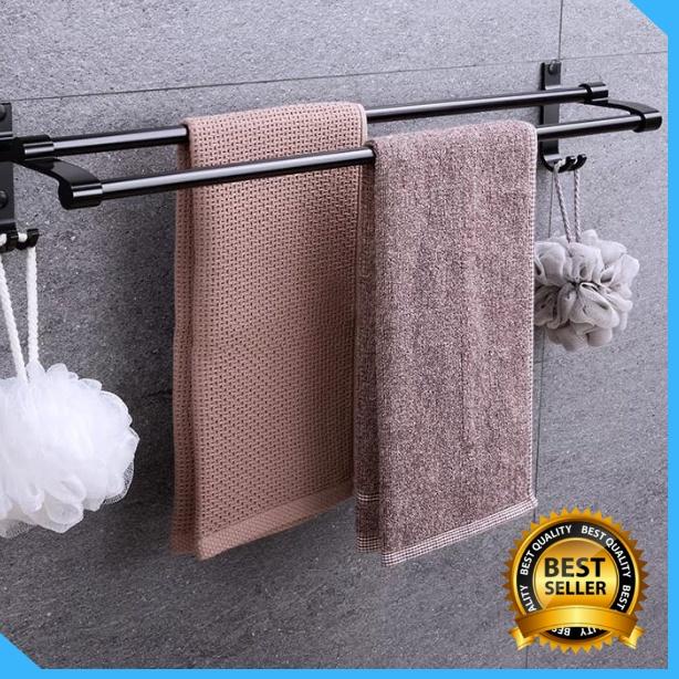 ☆ IMCOME Rak Dinding Gantungan Handuk Kamar Mandi Serbaguna Tempat Penyimpanan Handuk Kamar Mandi St