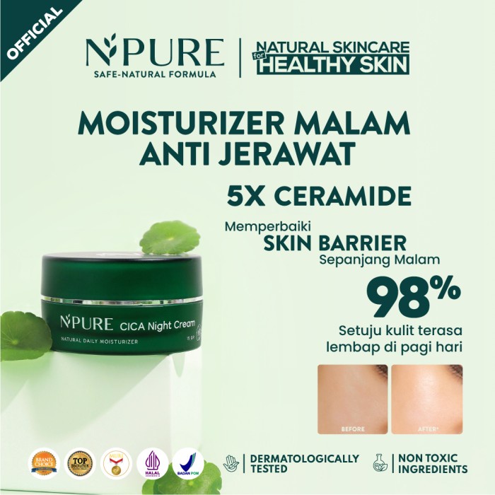 NPURE Night Cream Centella Asiatica (Cica Series)