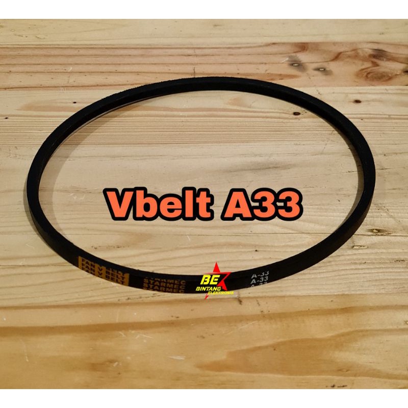 VBELT A33 V-BELT MESIN CUCI A 33 V BELT A 33