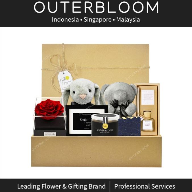 

Spesial Valentine Day Valentine Gift Outerbloom Perfect Romance - Premium Hampers Valentine
