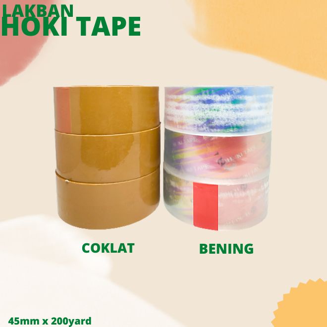 

Lakban Super clear-coklat,Lakban 45x200yard