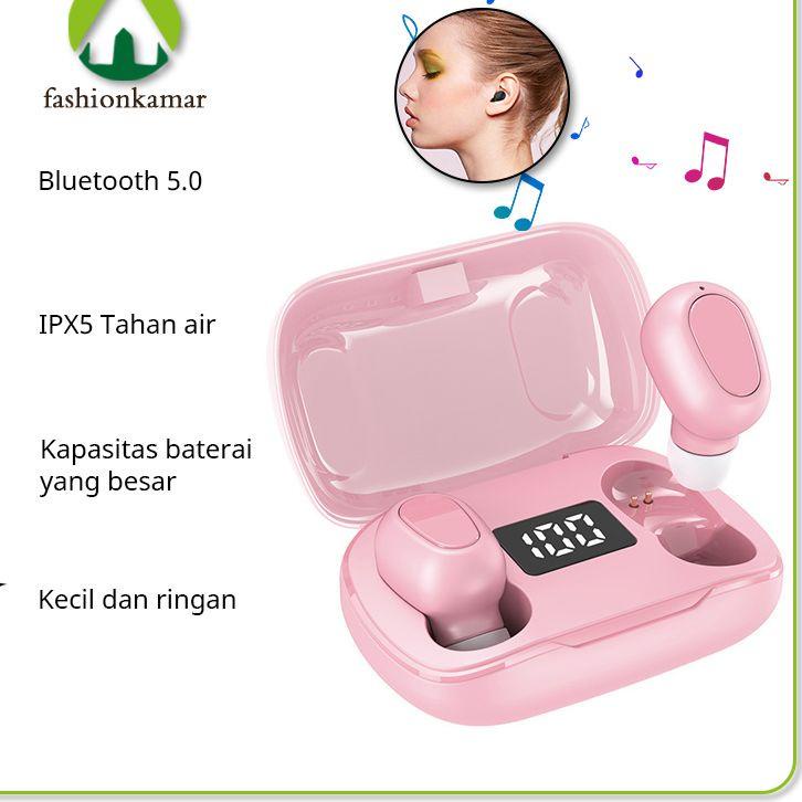 ♣ Earphone TWS-L21 PRO Wireless Bluetooth untuk Android & iPhone Versi Bluetooth 5.0 ☈