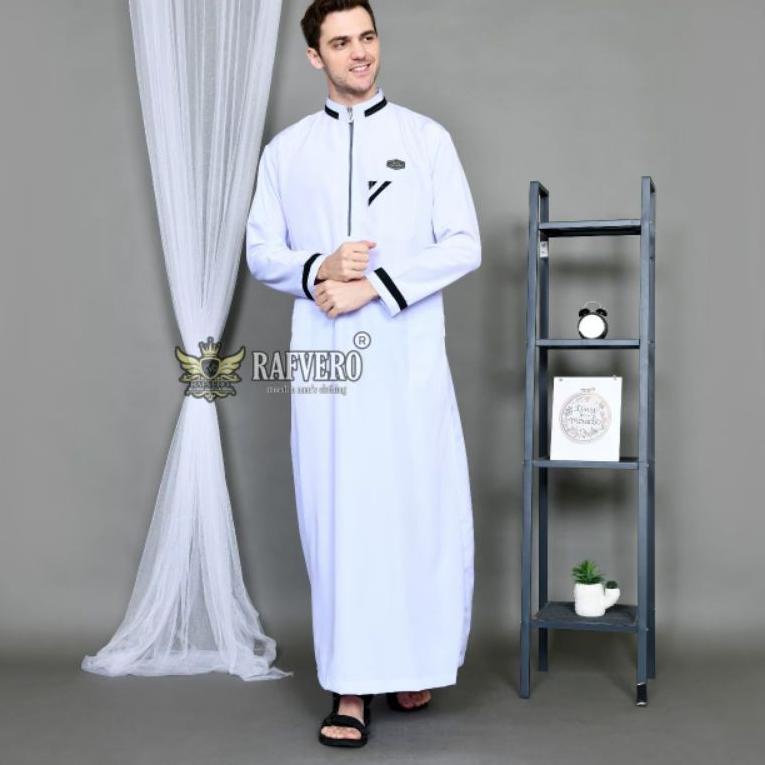 MURAH MERIAH Jubah Pria Dewasa - Baju Gamis Terbaru - Baju Koko Pria - Gamis Motif List Pria Dewasa
