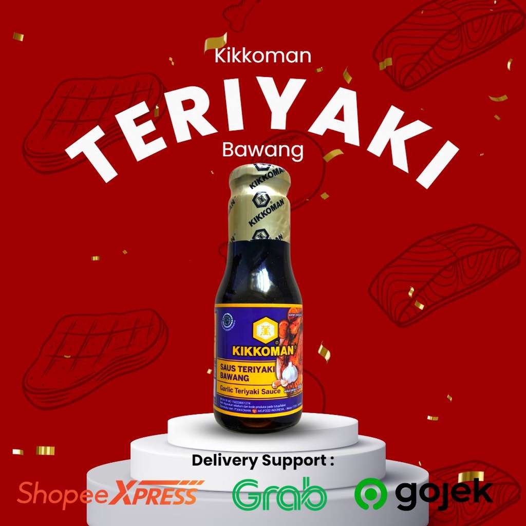 

Kikkoman Saus Teriyaki Bawang 300gr