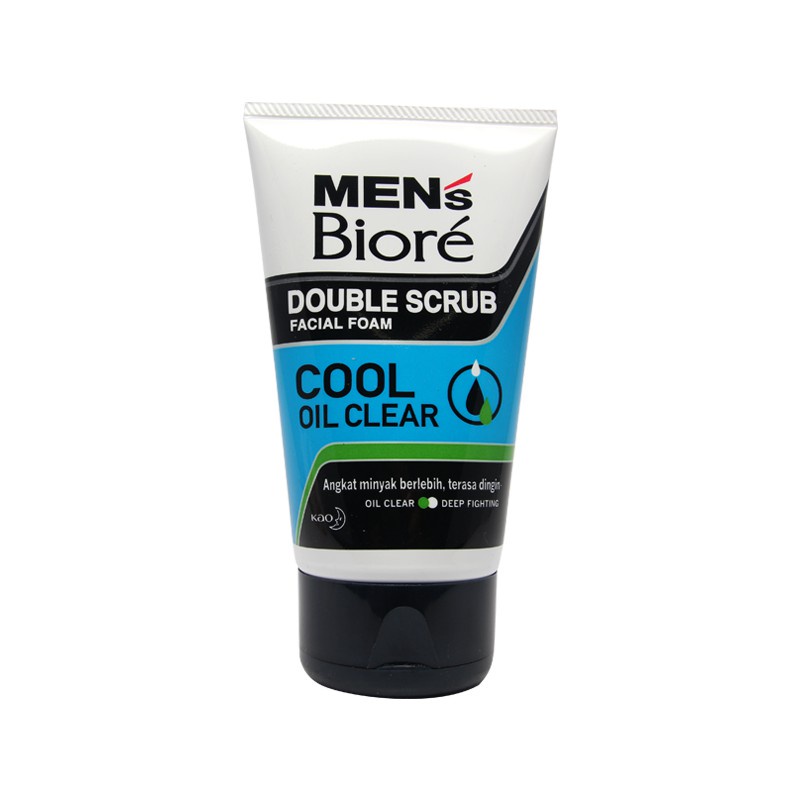 BIORE MENS FACIAL FOAM COOL OIL CLEAR 100