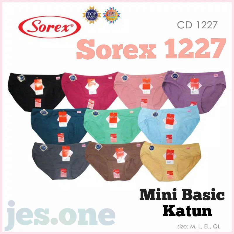 Sorex 1227 CD Wanita Mini Basic Katun TOKO KEANULOVA