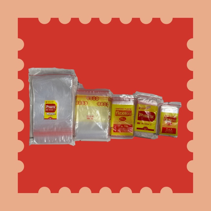 Kantong plastik klip 12x30/15x10/7x10/6x10/5x8