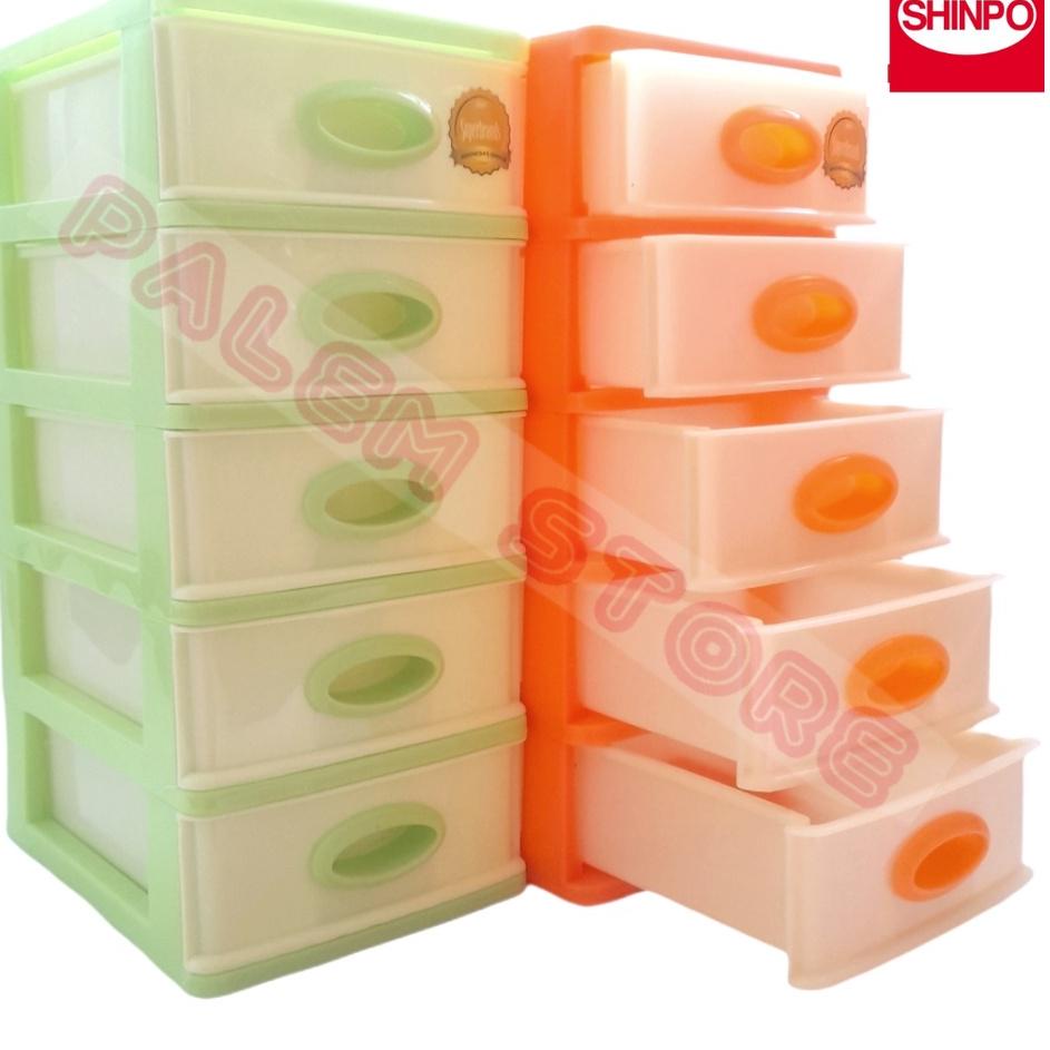 Hadir Terlaris Rak Mini | Rak Plastik Mini Laci Susun 3, 4 Dan 5 Kecil Shinpo | Laci Mini | Mini Con