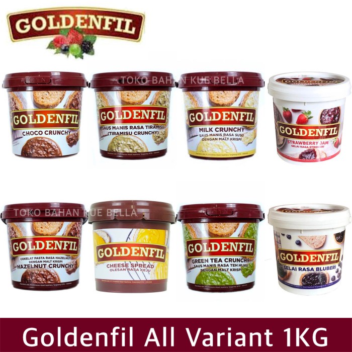 

Terlaris ✨ -GOLDENFIL 1kg Selai Choco Crunchy / RASA LENGKAP!! - CHOCO CRUNCHY2.2.23