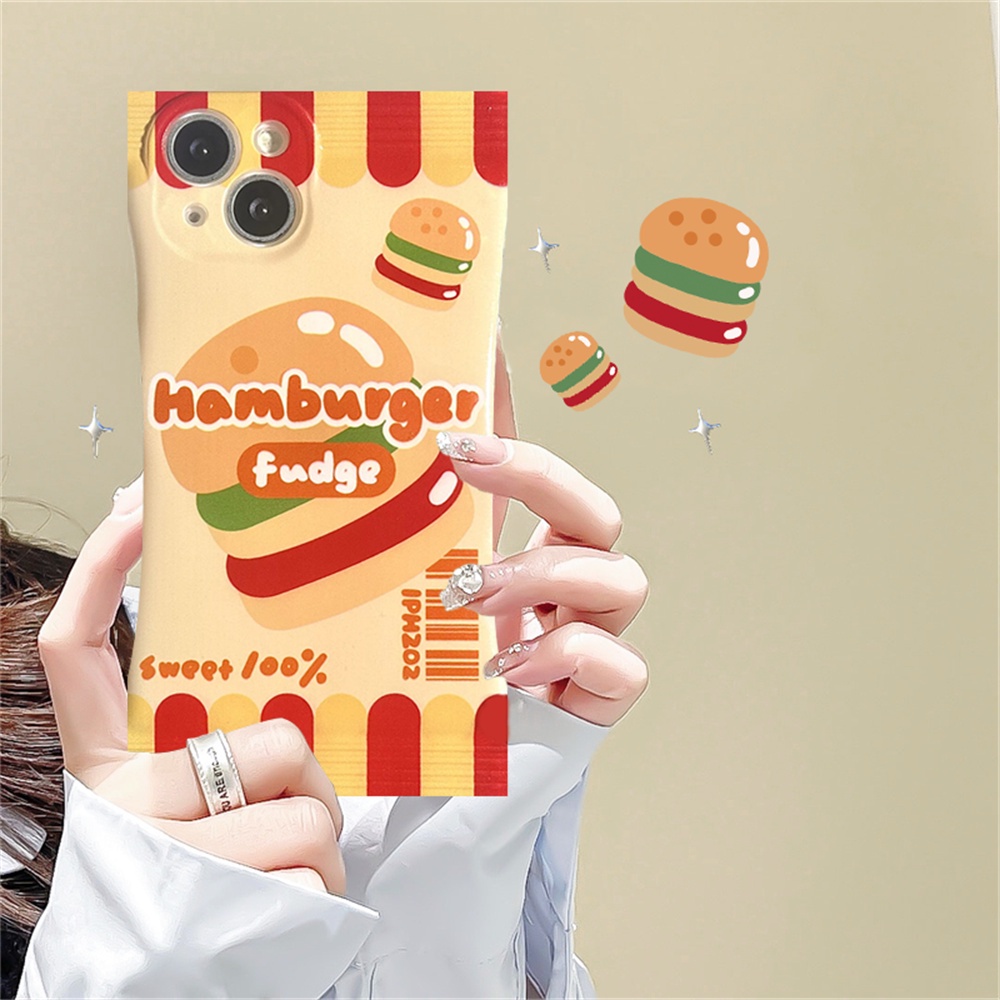 Kartun Case Redmi Note 11 Pro Note11S 10C Note10 5G 10A 9C 9A 10 9T 10s Note9 Note8 Poco X3 NFC M3 Hamburger Dan Matcha Mousse Daifuku TPU Soft Phone Cover