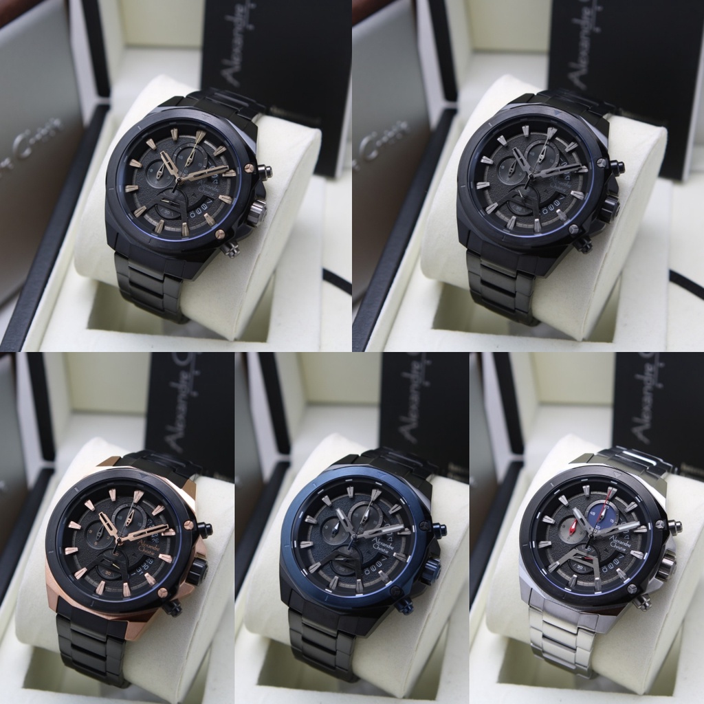 JAM TANGAN PRIA ALEXANDRE CHRISTIE AC 6651 / AC6651 RANTAI ORIGINAL GARANSI 1 TAHUN
