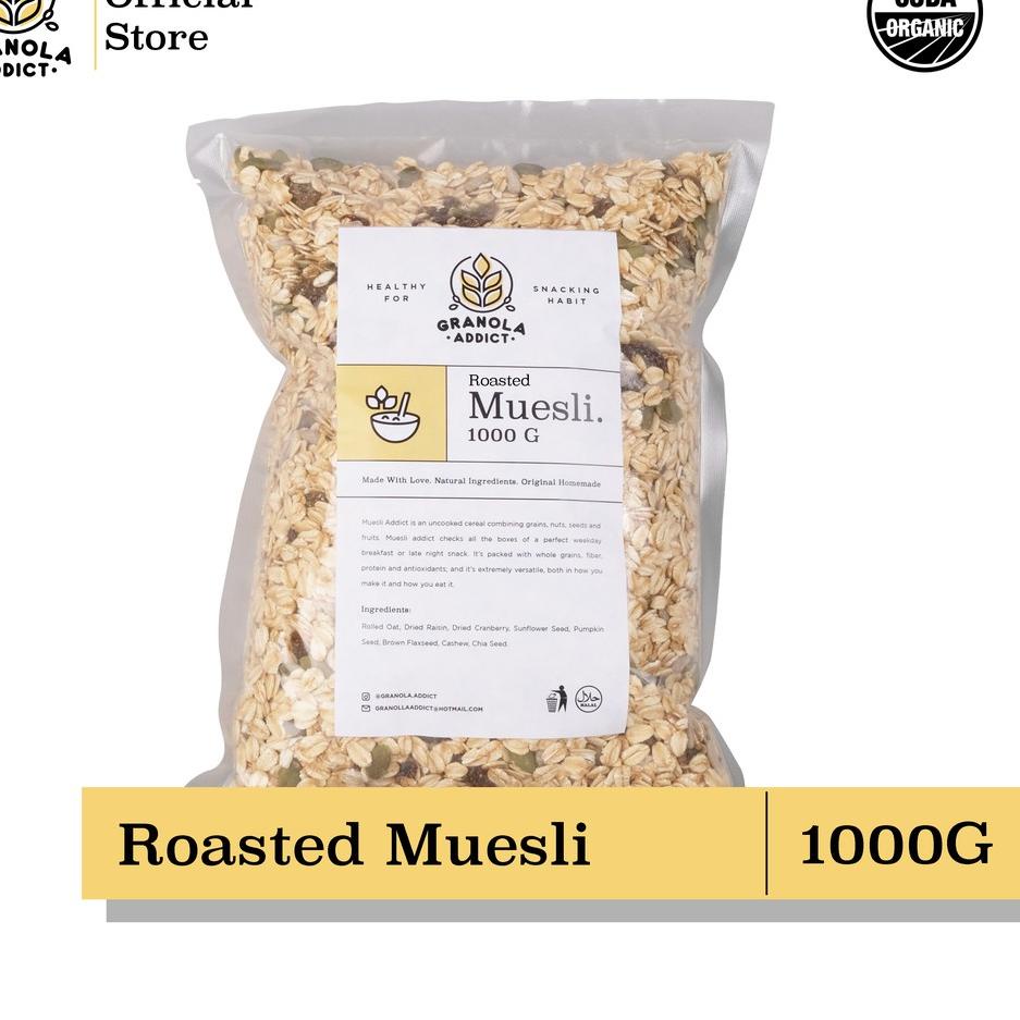 

✭ Granola Addict - Roasted Muesli Fruit & Seed 1KG ➵