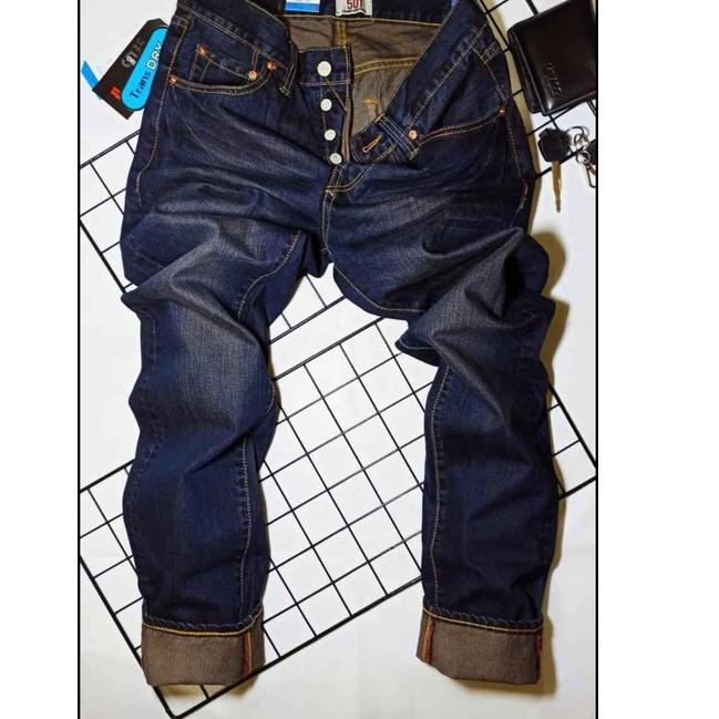 ❅ Celana Jeans Pria Levis 501 Original Asli Celana Levis 501 Import Japan ORI Celana Levis 501 Panjang ✥