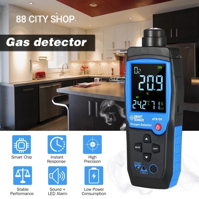 Sensor Gas Detector Oxygen O2 Oxygen Detector Oxygen Meter Sensor O2 Meter