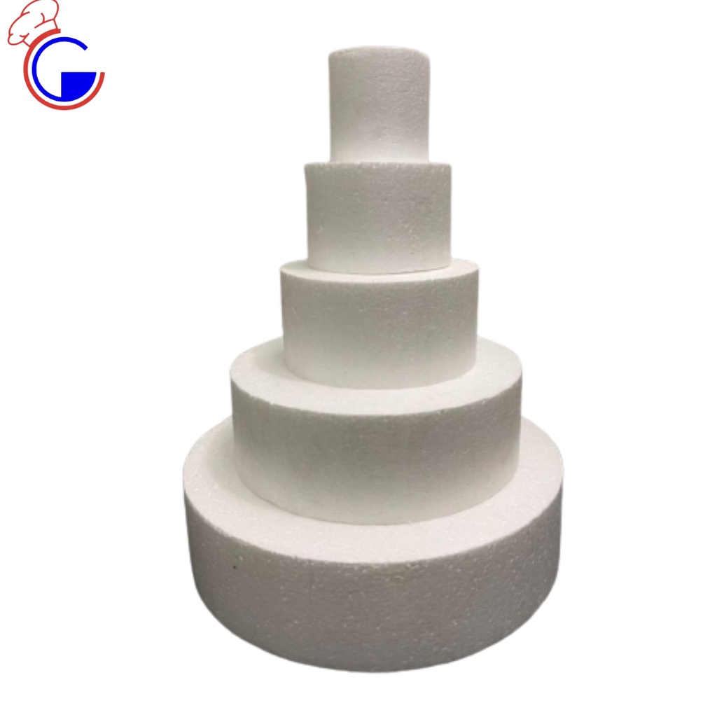 Gabus Dummy Cake Sterofoam Bulat