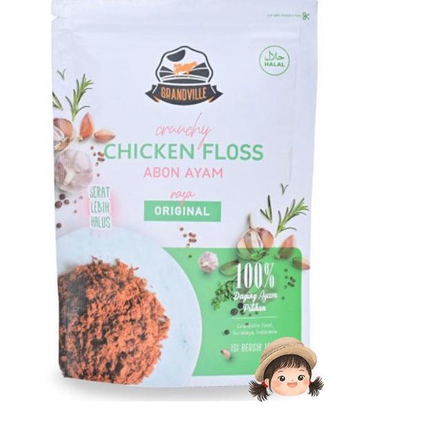 

♚ Grandville Abon Ayam Original - Abon Ayam Crunchy Original 100 g ☟