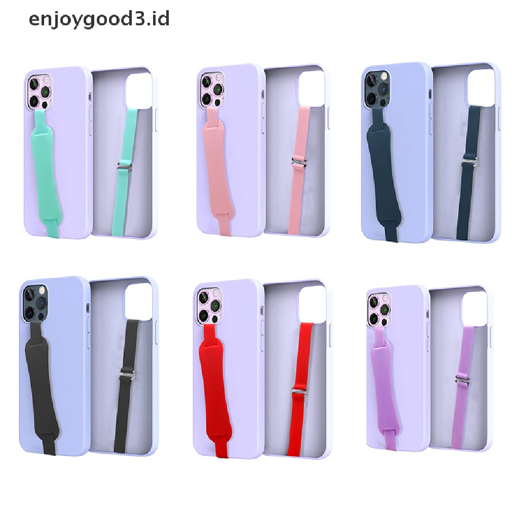 [Rready Stock] Phone Strap Ropes Grip Loop Gelang Tangan Holder Silikon Stretching Slim Band (ID)
