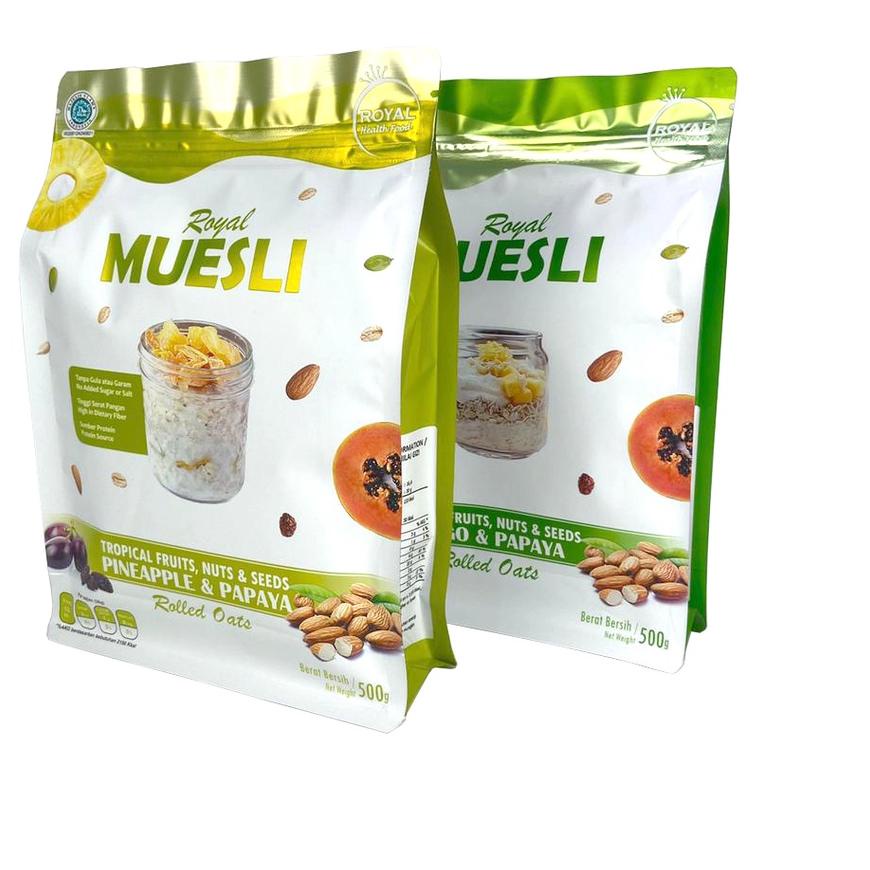 

♗ Royal TROPICAL 1 KG MUESLI (MANGO PAPAYA dan PINEAPPLE PAPAYA) ♣