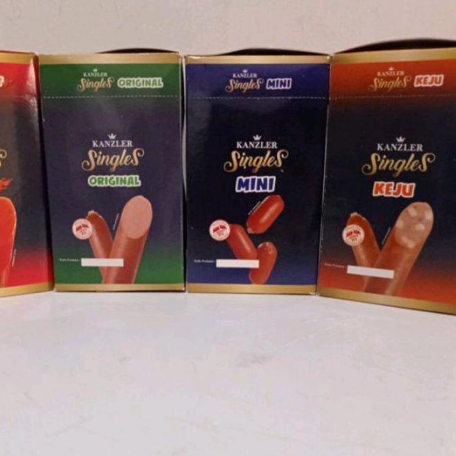 

➽ 1 DUS KANZLER SINGLES HOT / ORIGINAL / KEJU / MINI / BAKSO BOX (ISI 12 PCS) ✥