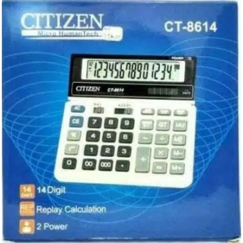 

Terlaris ✨ -COD Kalkulator Dagang Digits 14 Citizen Ct-8614 Murah- 2.2.23