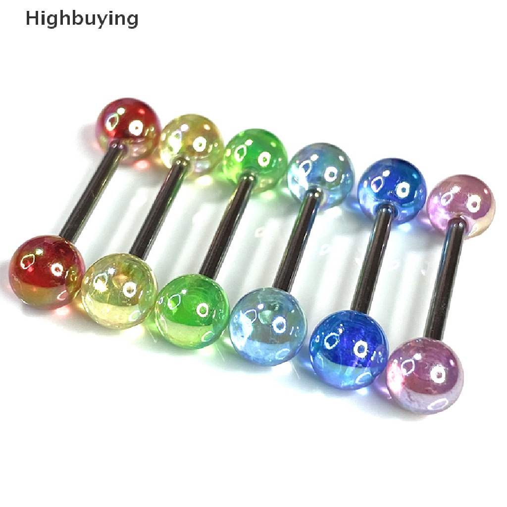 Hbid Titanium Steel Colorful Lidah Paku Body Studs Body Jewelry Glory