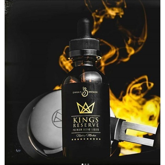 LIQUID KING RESERVE 60ML NUTTY MOCHA 3MG