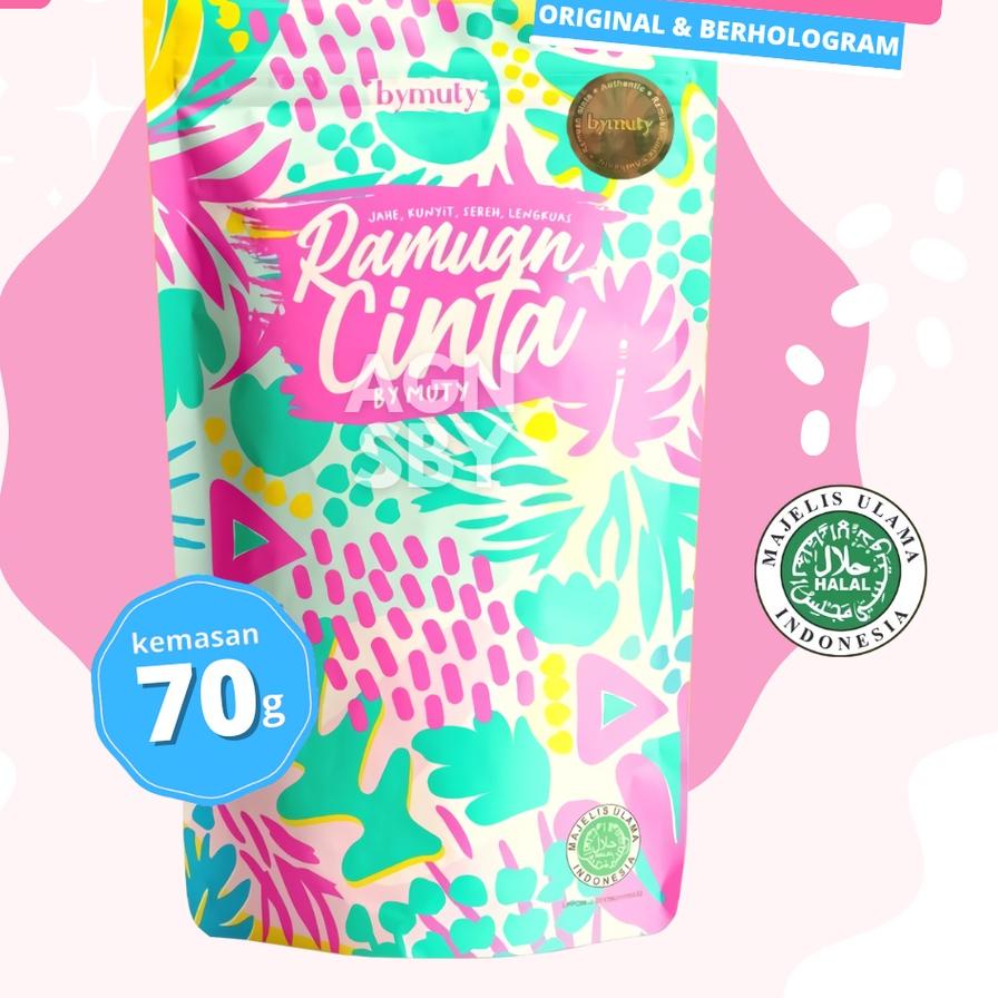 

✲ CINTA BY MUTY kemasan 70gr (untuk 14x SEDUH) Ω