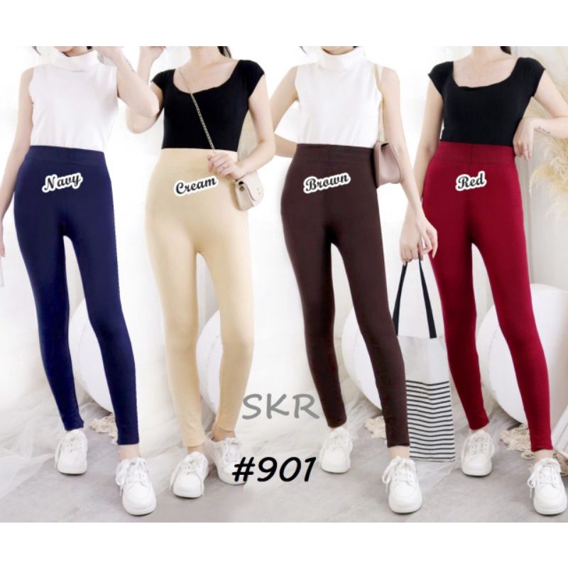 LEGGING POLOS HITAM / LEGGING IMPORT MURAH