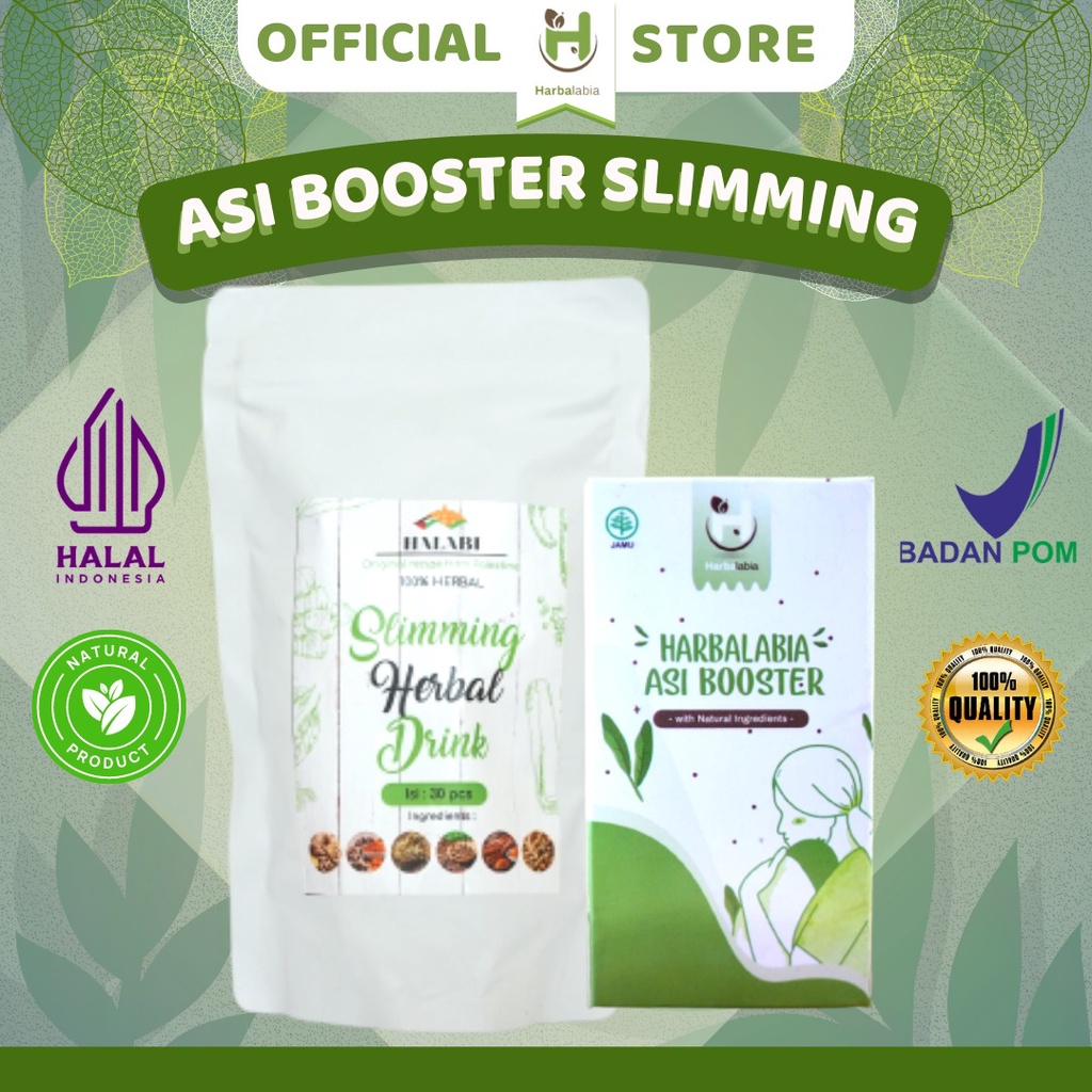 Harbalabia Paket Asi Booster  Slimming Herbal