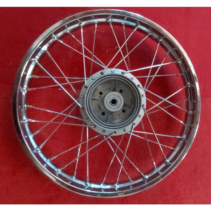 pelek vleg velg belakang jari jari supra fit new pnp supra 125 blade karisma copotan ori