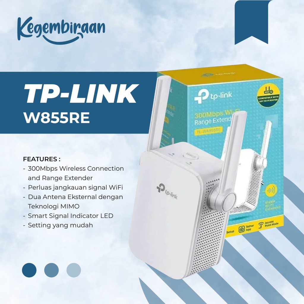 TPLink TL-WA855RE Wireless Extender / Wifi Reapeter Antena