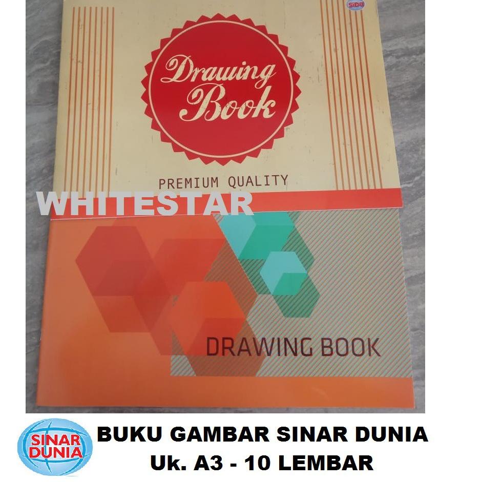 

K22 buku gambar sinar dunia sidu - Uk. A3 NEW ナ