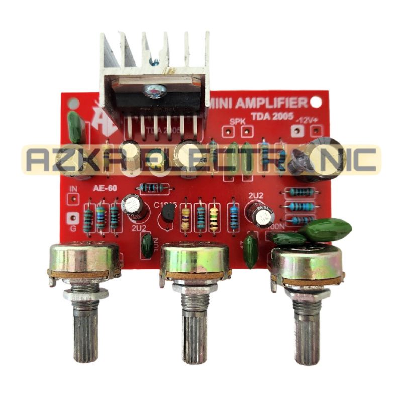 Kit Mini Power Amplifier Speaker Aktif TDA 2005 Mono 40W 12V DC AE-60