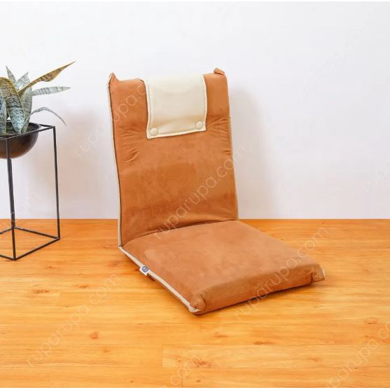 SOLEIL Kursi Lipat Senderan Alas Duduk Lesehan Lantai Folding Chair