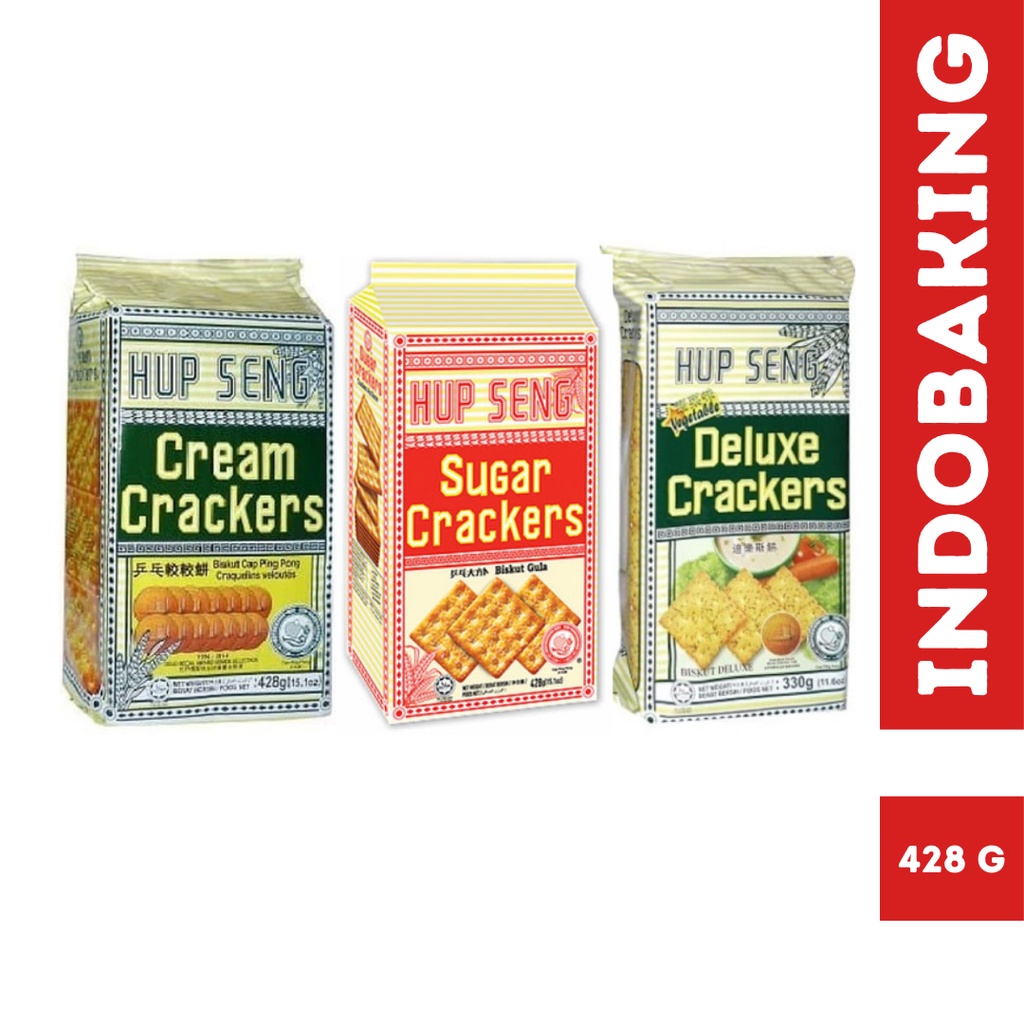 

Hupseng Hup Seng Crackers Asin Manis Cream Sugar Deluxe 428g