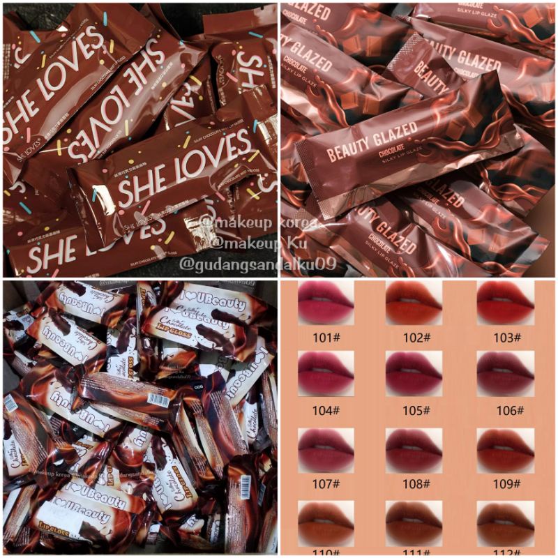 Lipstik Coklat - Lipstik Coklat Matte - Lipstik Anti Air Dan Tahan Lama - Lipstik Waterproof - Lipstik Korea