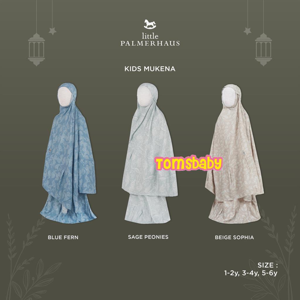 [TOMS] LITTLE PALMERHAUS (1set) Mukena Kids Anak Blissful Ramadhan 2023 RAYA COLLECTION 1-6y