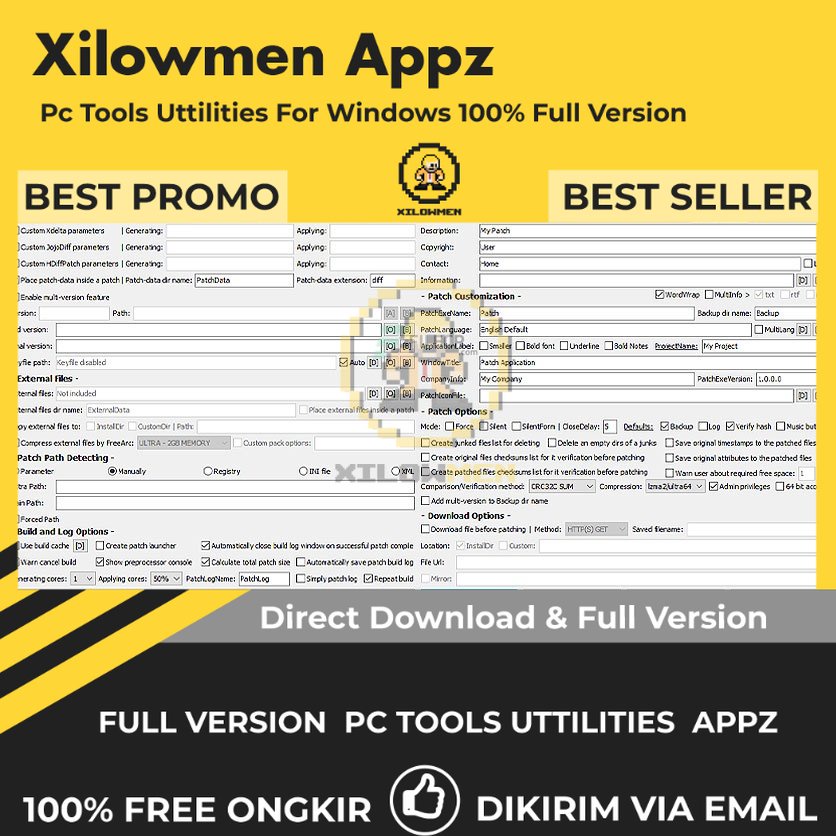 [Full Version] Inno Setup XDELTA Patch Maker Pro PC Tools Software Utilities Lifetime Win OS