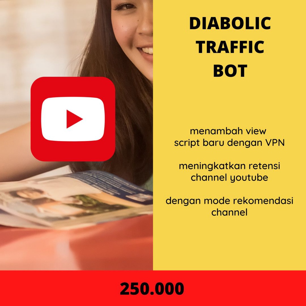 YOUTUBE BOT RETENSI VIDEO CHANNEL