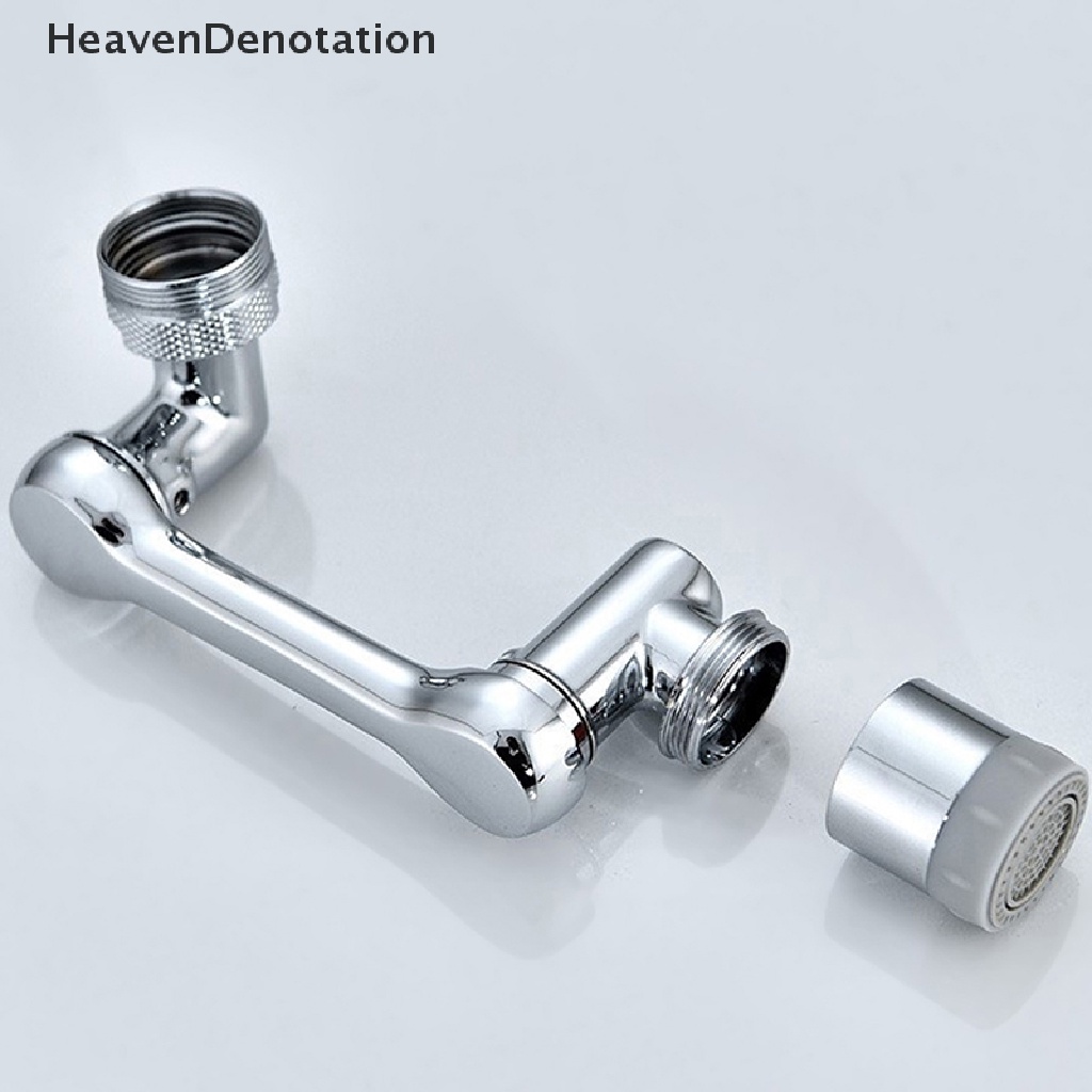 [Denotasi Surga] New Universal1080° Rotation Extender Faucet Aerator Saringan Cipratan Plastik Keran Wastafel Dapur Bubbler Nozzle Robotic Arm HDV