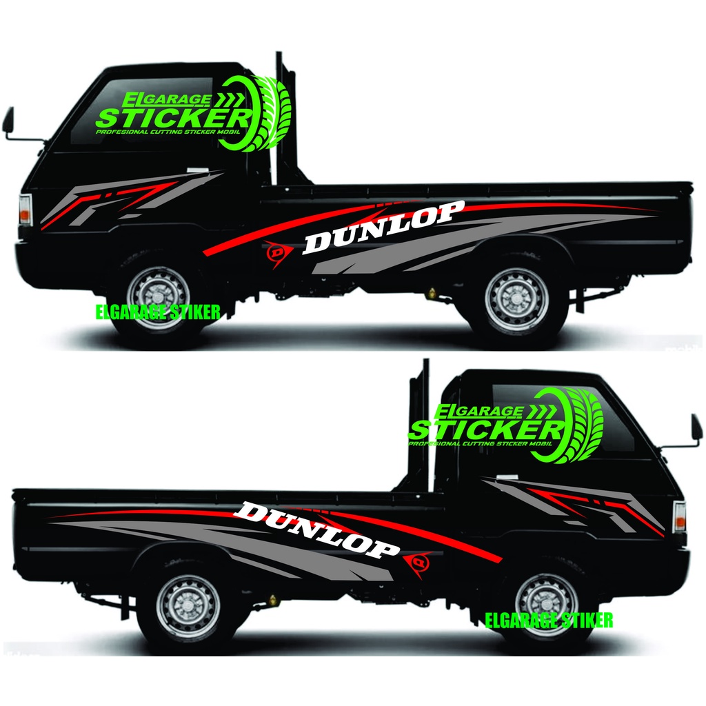 stiker mobil pick up l300 cutting stiker striping variasi pick up l300 granmax carry apv