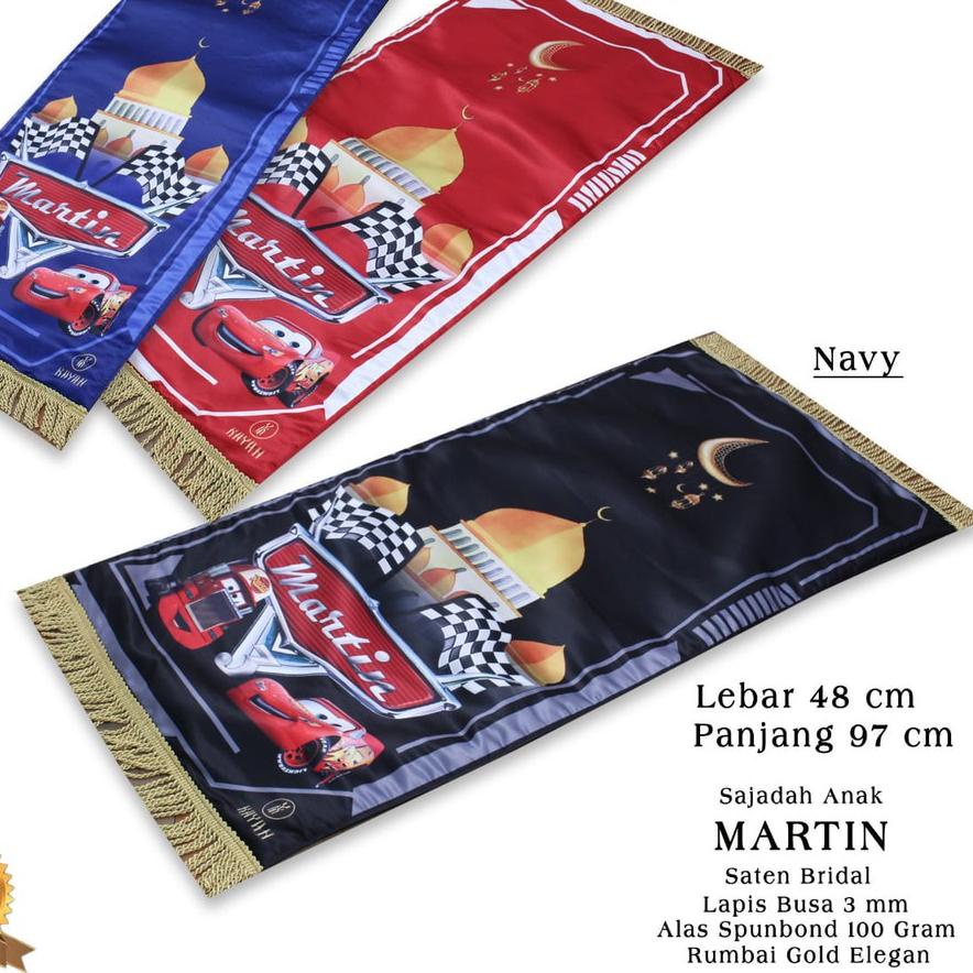 ✵ sajadah tebal karakter anak laki laki dan perempuan ℮