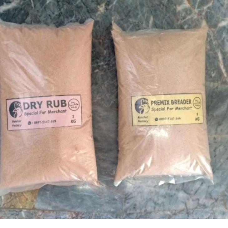 

☞ Bumbu Biang Fried Chicken 1kg : 20kg Tepung / Bumbu Premix Raichic / Bumbu Tepung Kentucky ◊
