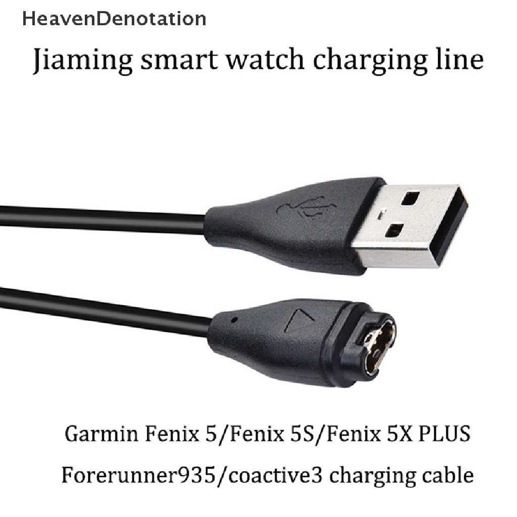 [HeavenDenotation] Kabel Sinkronisasi Data Pengisian USB Kualitas Tinggi Pengganti Charger USB Untuk Fenix5 6 7X Kabel Pengisian Jam Tangan Pintar HDV