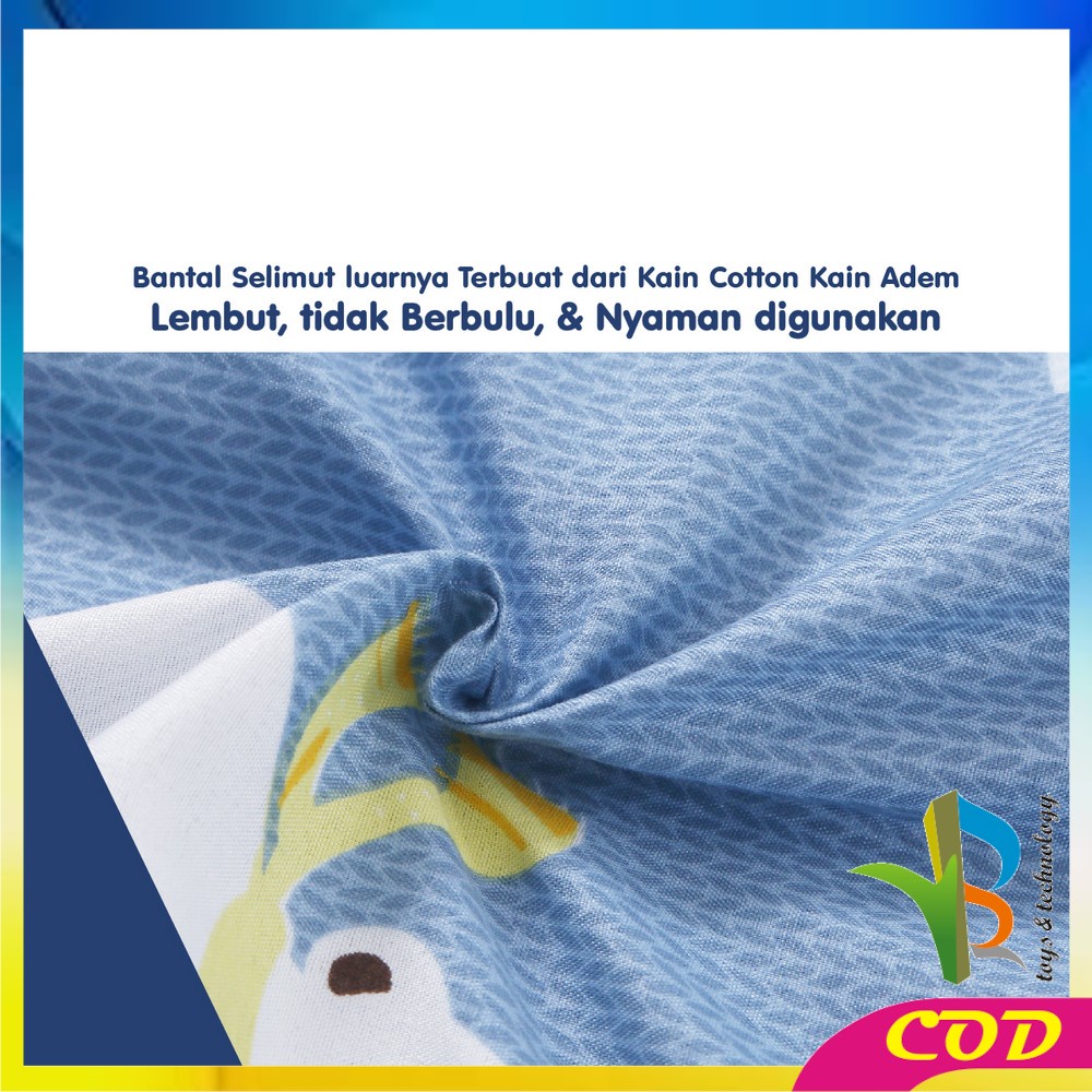 RB-C595 Balmut Bantal Selimut 2IN1 Bantal Tidur Set Motif Karakter Kartun / Bantal Travel Dewasa Anak Bisa Lipat Praktis Jadi Selimut